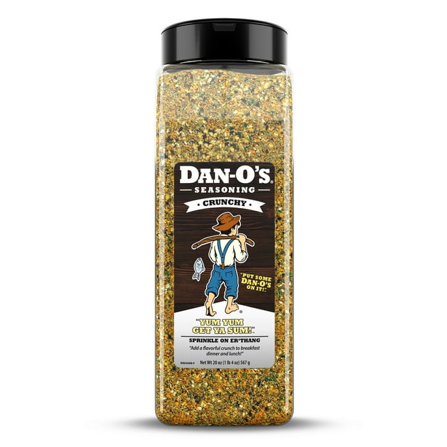DanO's Crunchy Seasoning AllNatural, Zero Sugar, 20oz
