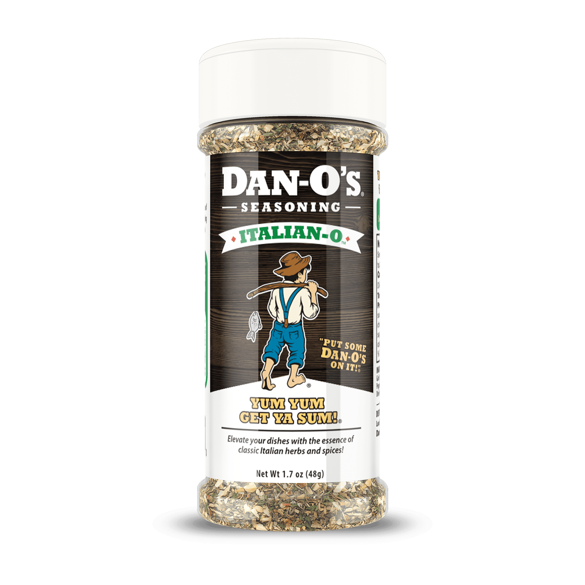 Dan-O's Italian-O Seasoning - All-Purpose Seasoning - Great for cooking and grilling anything - Small bottle (1.7 oz)