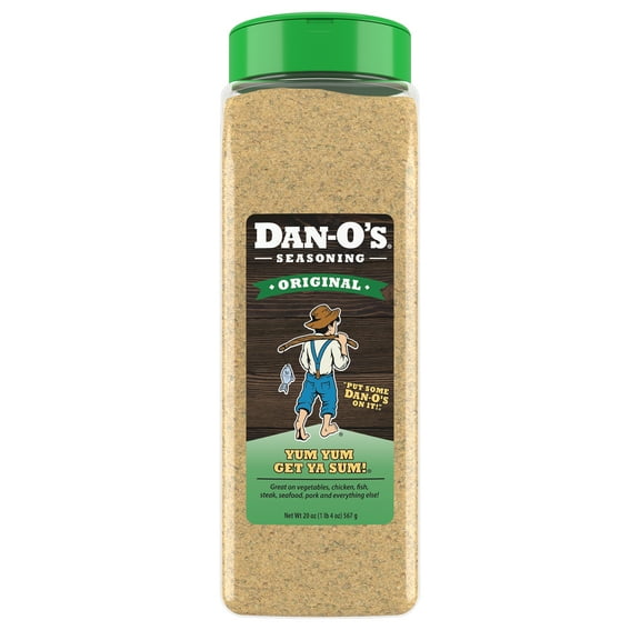 Dan-O's Original Seasoning - All-Purpose Seasoning - Great for cooking and grilling anything - Large bottle (20 oz)