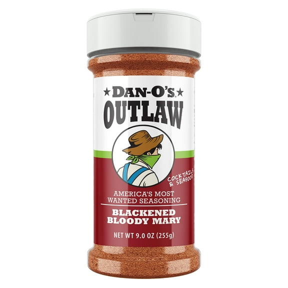 Dan-O's Outlaw Blackened Bloody Mary - All purpose seasoning great for grilling or cocktails (9 oz)