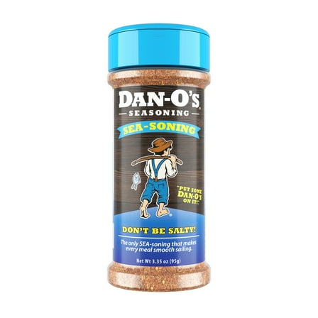 Dan-O's SEA-soning™ Seasoning - All-Purpose Seafood & Fish Seasoning - Great for cooking & grilling anything - Small bottle (3.35 oz)