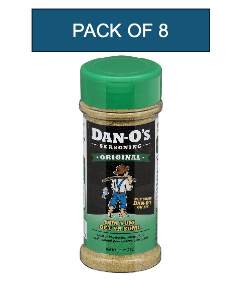 (8 pack) Dan-O's Original All-Purpose Seasoning for Grilling and Cooking - Small Bottle 3.5 oz