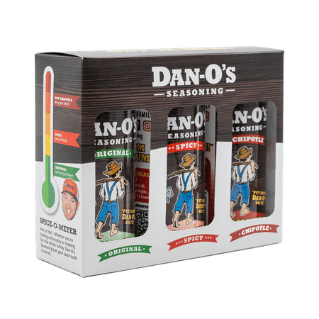 Dan-O's Seasoning Mixed Variety Pack, 3 Count 3.5oz