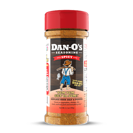 Dan-O's Spicy Seasoning All-Purpose Seasoning - Great for cooking and grilling anything - Small bottle (3.5 oz)