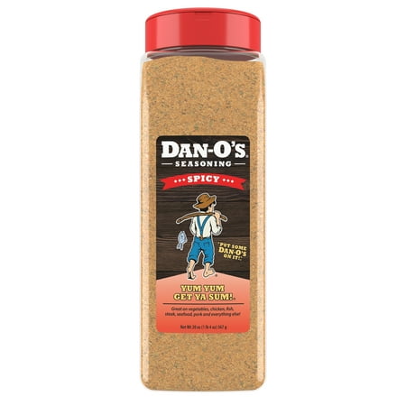 Dan-O's Spicy Seasoning All-Purpose Seasoning - Great for cooking and grilling anything - Large bottle (20 oz)