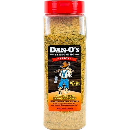 Dan-O's Spicy Seasoning All-Purpose Seasoning - Great for cooking and grilling anything - Large bottle (20 oz)