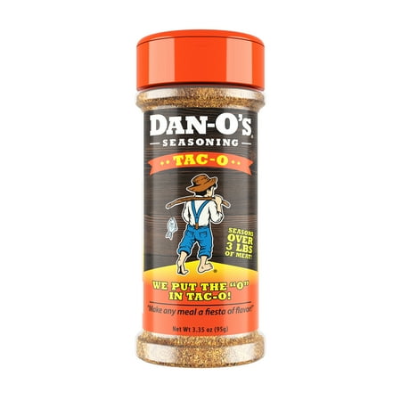 Dan-O's Tac-O™ Seasoning - All-Purpose Taco Seasoning - Great for cooking & grilling anything - Small bottle (3.35 oz)