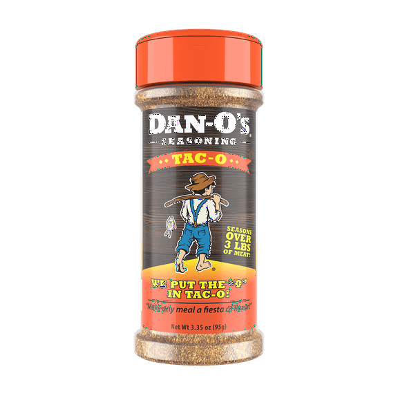 Dan-O's Seasoning Tac-O Taco Seasoning - Chili Cumin Cayenne, Medium - 3.35 oz Bottle