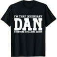 thumbnail image 1 of Dan Personal Name First Name Funny Dan T-Shirt, 1 of 4