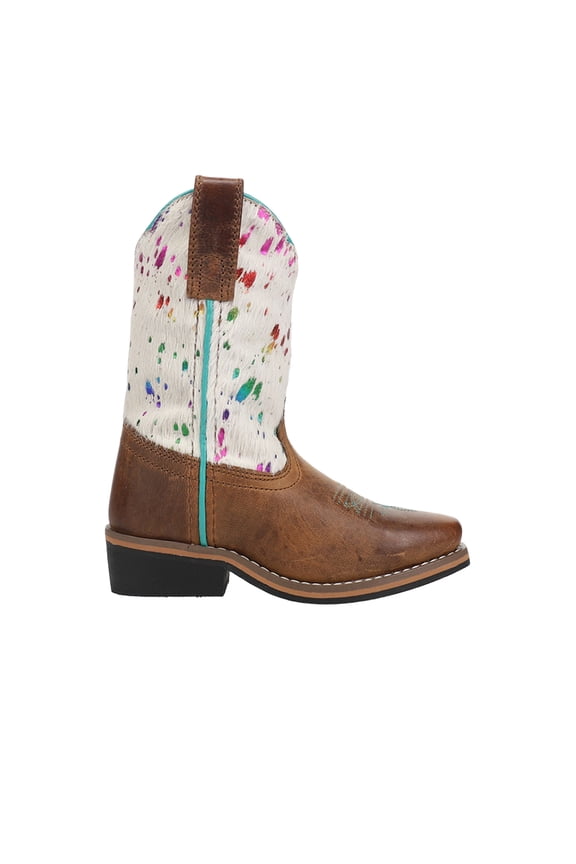 Toddler-Girls' Rumi Western Boot Broad Square Toe - DPC2908 13 1/2 D