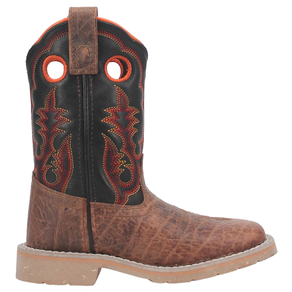 Toes With Rye Dan Post Toddler-Boys' Rye Western Boot Broad Square Toe - DPC2910 12.5 ...