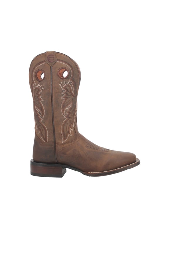 Men's Men'S Abram Western Performance Boot Broad Square Toe Tan 9 D(M) US