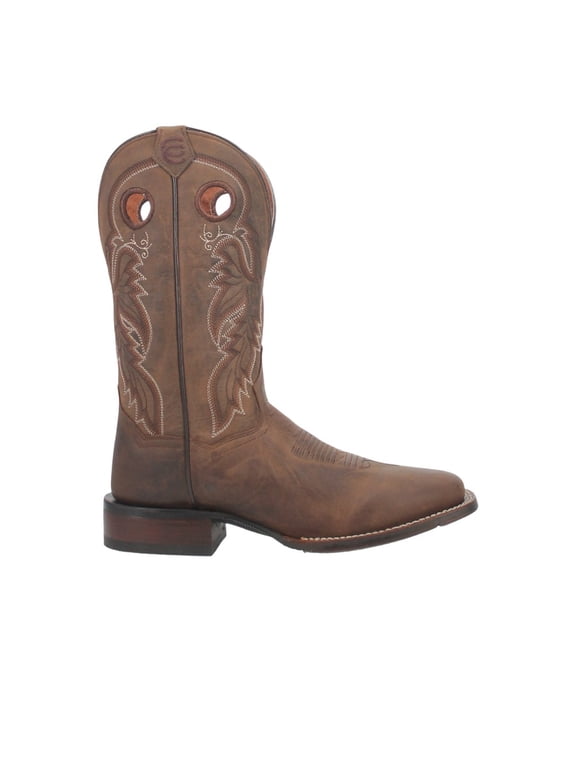 Men's Men'S Abram Western Performance Boot Broad Square Toe Tan 9 EE US