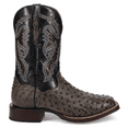 thumbnail image 1 of Dan Post Boots Mens Alamosa Embroidered Ostrich Square Toe Pull On Cowboy, 1 of 5