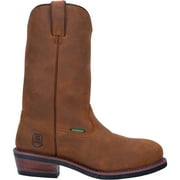 Dan Post Mens Albuquerque Waterproof Western Work Boot Soft Toe Distressed 9.5 DM US