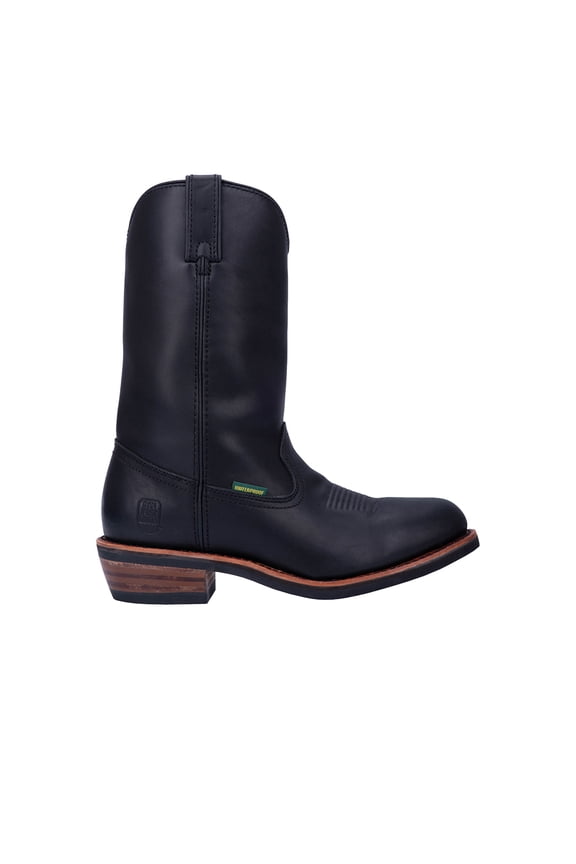 Men's Albuquerque Waterproof Pull-On Work Boot Soft Toe Black 9 D(M) US