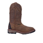 Dan Post Mens Blayde Waterproof Wellington Work Boot Soft Toe Saddle Tan 10 D(M) US