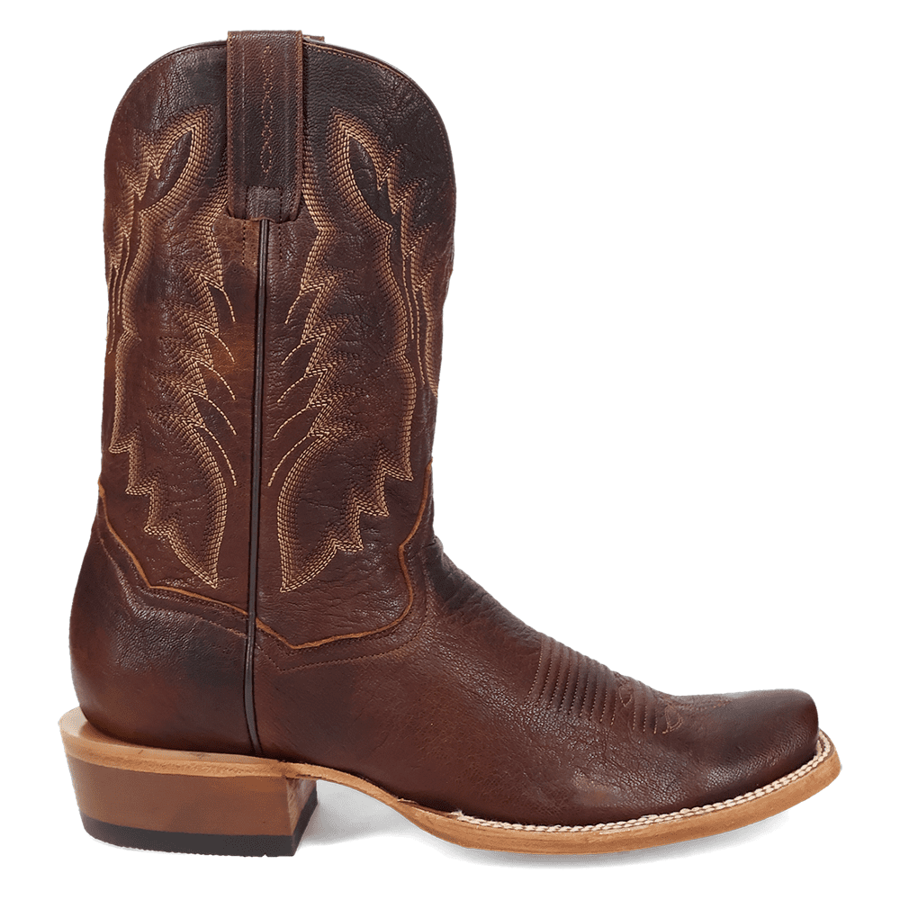 Dan Post Boots Mens Boerne Embroidered Square Toe Cowboy Mid Calf