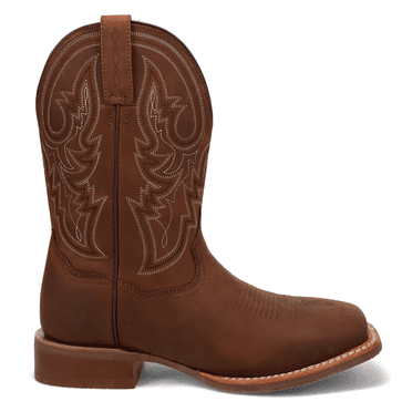 Dan Post Boots Mens Brigston Embroidered Square Toe Cowboy  Mid Calf Boots