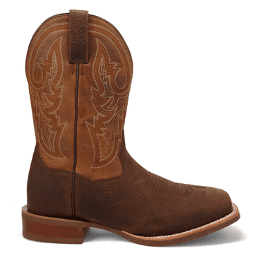 Dan Post Boots Mens Brigston Embroidered Square Toe Cowboy  Mid Calf Boots