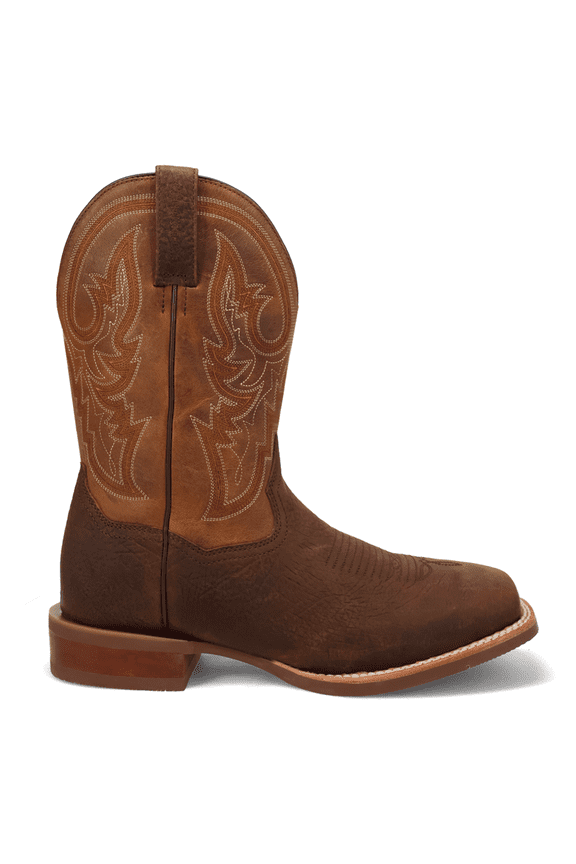 Boots Mens Brigston Embroidered Square Toe Cowboy  Mid Calf Boots
