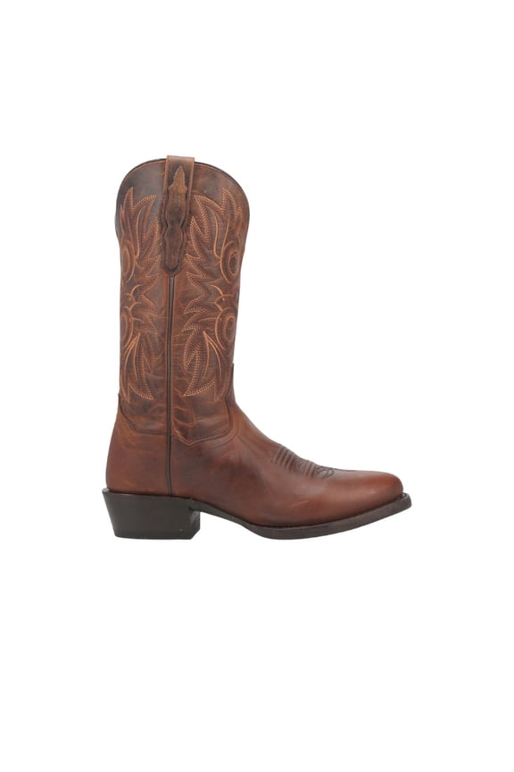 Boots Mens Cottonwood Embroidered Round Toe Cowboy Mid Calf Boots
