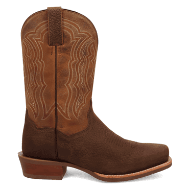 Dan Post Boots Mens Creed Embroidered Square Toe Pull On Cowboy  Mid Calf B