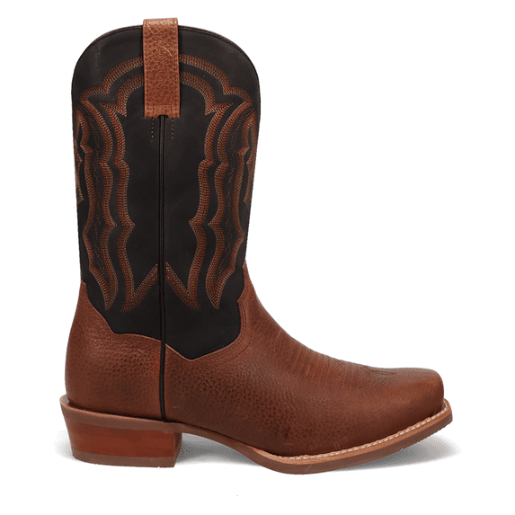 Dan Post Boots Mens Creed Embroidered Square Toe Pull On Cowboy Mid Calf B