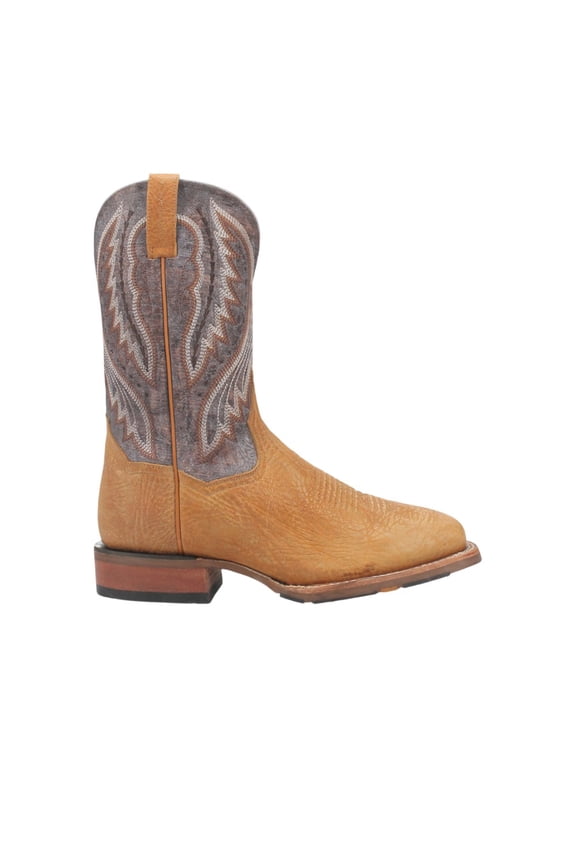 Boots Mens Dugan Embroidered Square Toe Cowboy Mid Calf Boots
