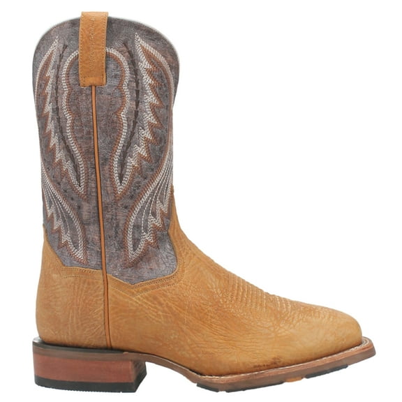 Dan Post Boots Mens Dugan Embroidered Square Toe Cowboy  Mid Calf Boots