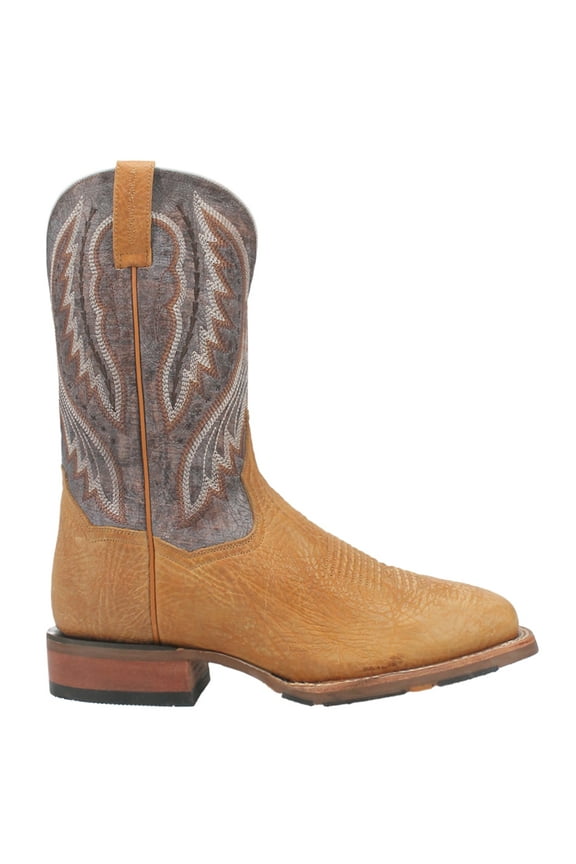 Boots Mens Dugan Embroidered Square Toe Cowboy Mid Calf Boots