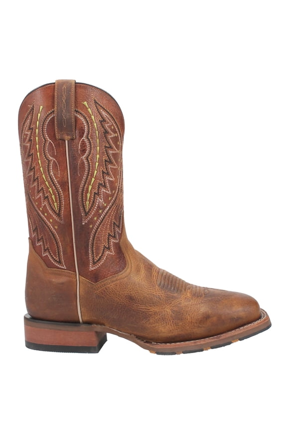 Boots Mens Dugan Embroidered Square Toe Cowboy Mid Calf Boots
