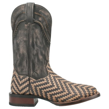 Dan Post Boots Mens Keaton Striped Square Toe Cowboy  Mid Calf Boots