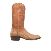 Dan Post Boots Mens Makara Pull On Round Toe Cowboy Mid Calf Dress Boots