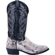 Dan Post Boots  Mens Manning Snakeskin Round Toe   Casual Boots   Mid Calf