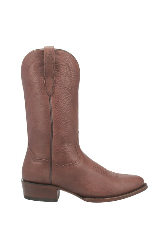 Boots Mens Pike Round Toe Cowboy Mid Calf Boots