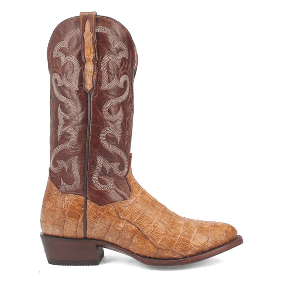 Dan Post Boots Mens Primetime Embroidered Pull On Round Toe Cowboy Mid Ca