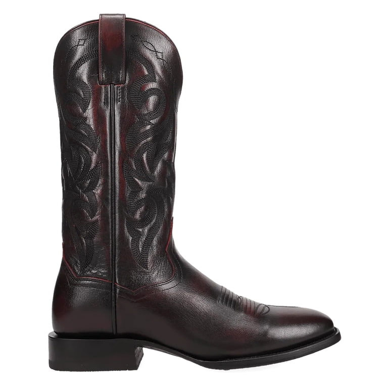 Dan Post Men Embroidered Square Toe Pull On Cowboy Mid Calf Boots sz 7.5 Dan Post Men main image 3