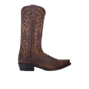 Dan Post Boots Mens Renegade Distressed Embroidered Pull On Snip Toe Cowboy