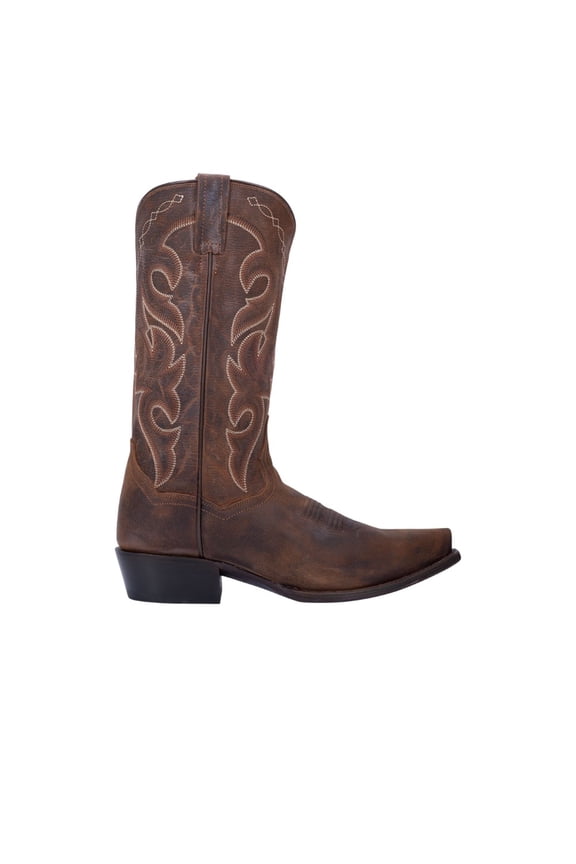 Boots Mens Renegade Distressed Embroidered Pull On Snip Toe Cowboy