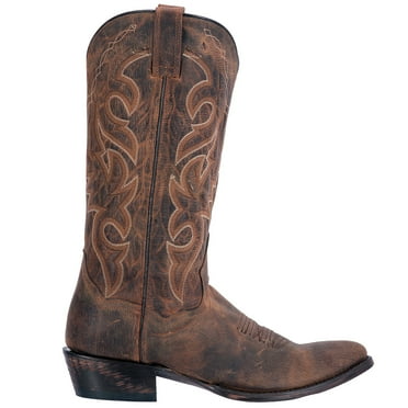 Dan Post Boots Mens Renegade Embroidered Round Toe Cowboy  Mid Calf Boots