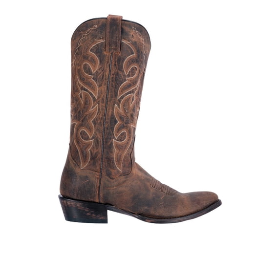 Dan Post Boots Mens Renegade Embroidered Round Toe Cowboy Mid Calf Boots