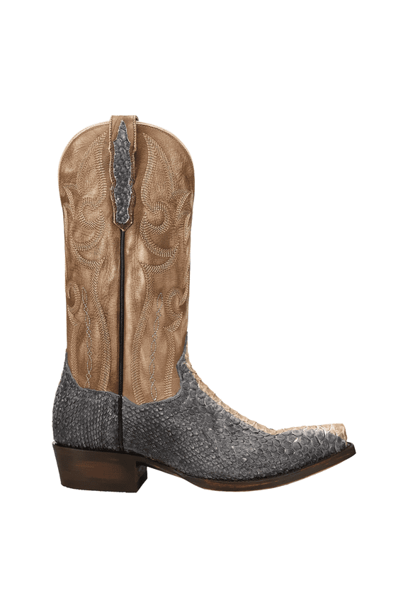 Boots Mens Stryker Python Snip Toe Cowboy Mid Calf Boots