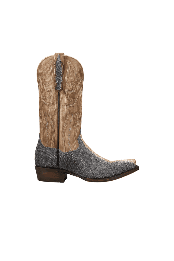 Boots Mens Stryker Python Snip Toe Cowboy Mid Calf Boots