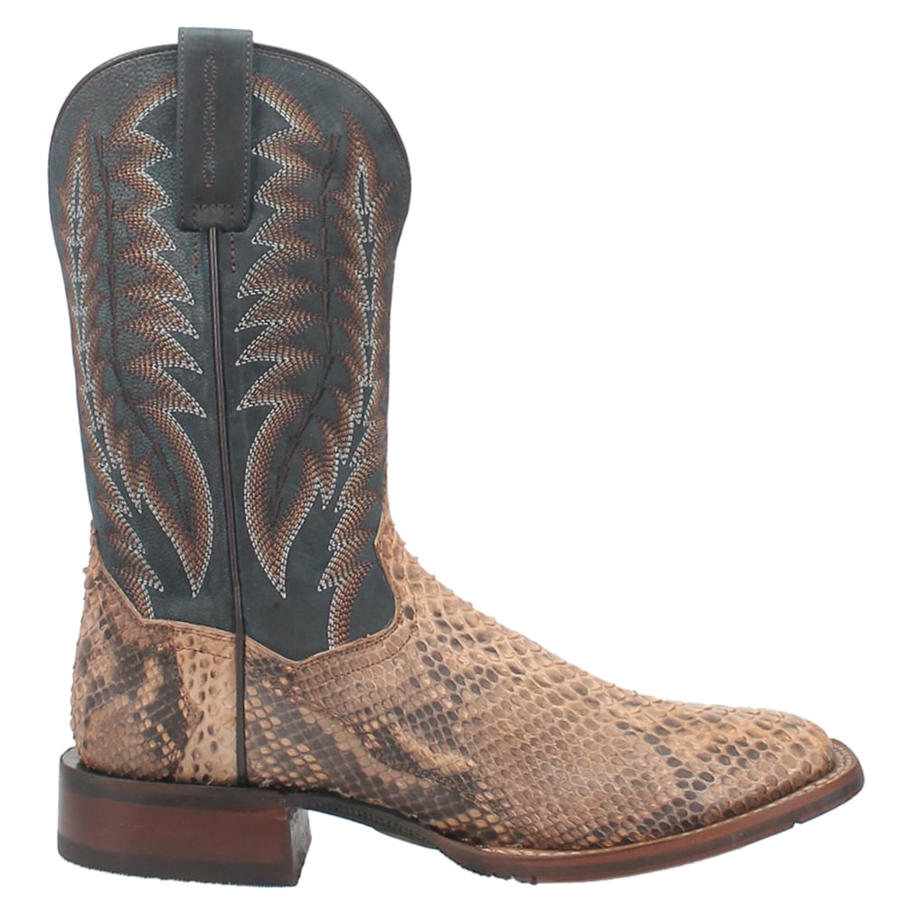 Dan Post Stalker Square Toe Cowboy Boots For Men - Genuine Caiman - View #4