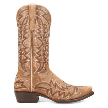 Dan Post Boots Mens Triton Embroidered Snip Toe Pull On Cowboy  Mid Calf Bo
