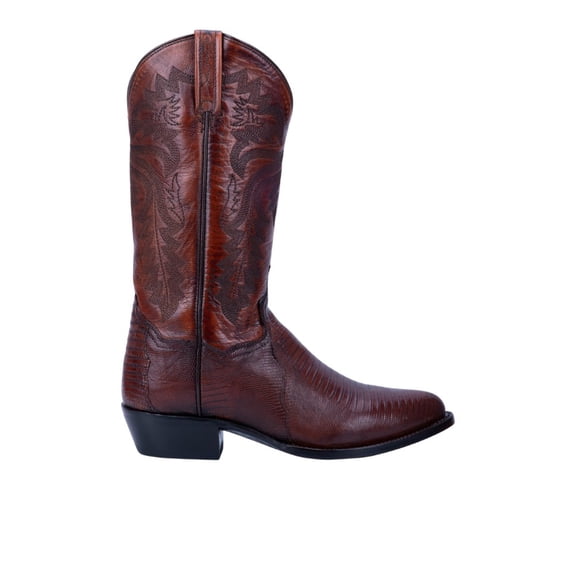 Dan Post Boots Mens Winston Lizard Embroidered Pull On Round Toe Cowboy Mi