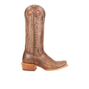 Dan Post Boots Womens Adelaide Embroidered Pull On Square Toe Cowboy Mid C
