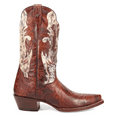 thumbnail image 1 of Dan Post Boots Womens Andrinna Embosses Tooled Inlay Snip Toe Cowboy  Mid C, 1 of 5