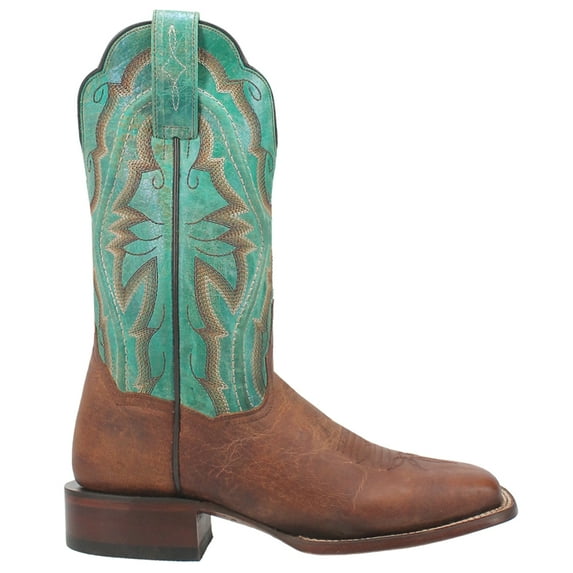 Dan Post Boots Womens Babs Leather Embroidery Square Toe Cowboy Mid Calf B